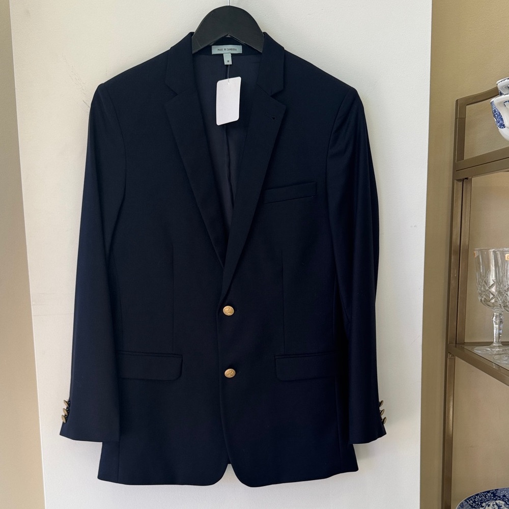 Class Club Dark Blazer with Gold Buttons
